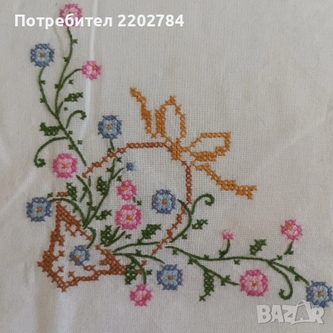 Битови карета, бродерия,каре, снимка 12 - Покривки за маси - 55242835