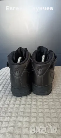 Nike air force 1 mid размер 38.5 дамски маратонки в черен цвят , снимка 3 - Маратонки - 55397561