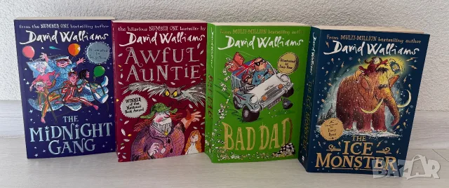 David Williams - The midnight gang, Awful auntie, Bad dad and The ice monster