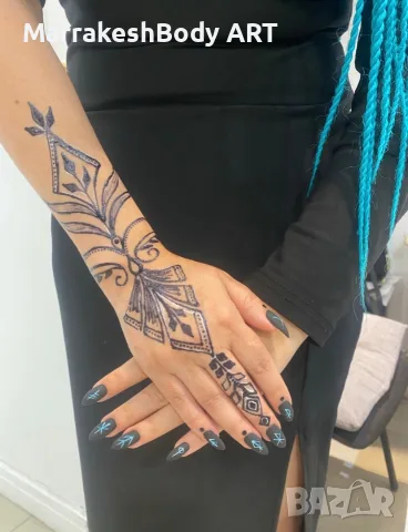 Каносване -  Body ART henna / Jagua gel( Genipa Americana), снимка 6 - Фризьорски услуги - 55454573