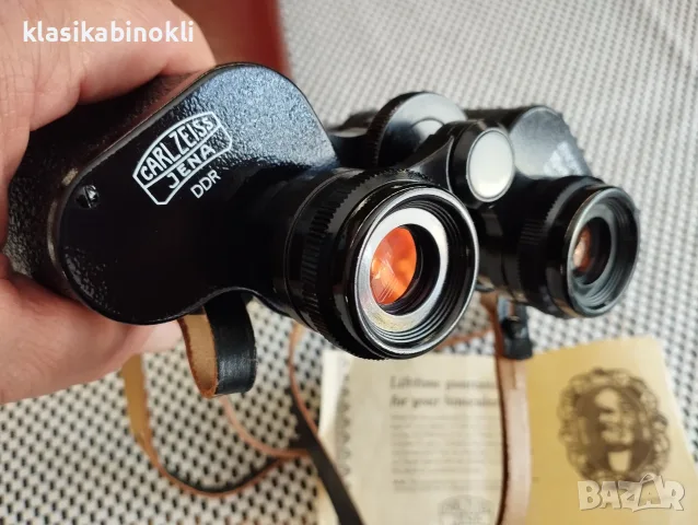 ТОП Бинокъл Carl Zeiss Jena-JENOPTEM-MULTI-COATED -10 х 50W-ГДР--КАТО НОВ, снимка 3 - Екипировка - 55371372