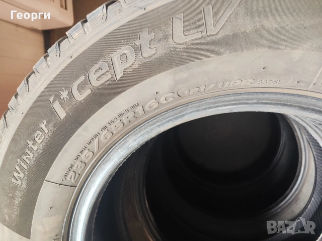 2бр.зимни гуми 235/65/16C Hankook, снимка 4 - Гуми и джанти - 54394166