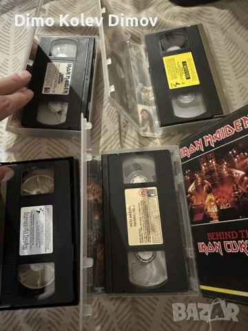 IRON MAIDEN VHS Видео Касети Оригинали Колекция HiFi Stereo, снимка 4 - Други музикални жанрове - 55243894