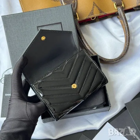 Saint Laurent Monogram Small Envelope Wallet , снимка 7 - Портфейли, портмонета - 55417604