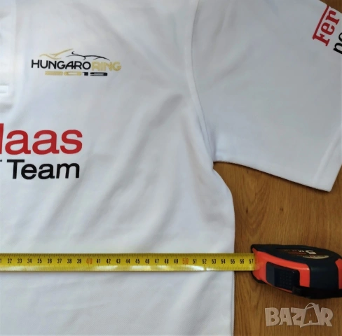Haas F1 Team Kevin Magnussen Formula 1 / Hungaroring 2019 - мъжка поло блуза L, снимка 14 - Тениски - 50178312