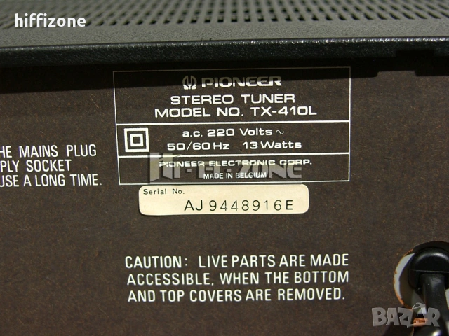 Тунер Pioneer tx-410l /2, снимка 8 - Ресийвъри, усилватели, смесителни пултове - 54954587