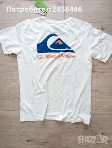 Мъжка тениска Quicksilver размер L, снимка 5 - Тениски - 55621430