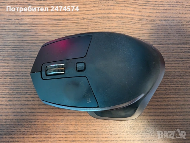 Професионална мишка LOGITECH MX MASTER в много добро състояние, снимка 3 - Клавиатури и мишки - 54392712