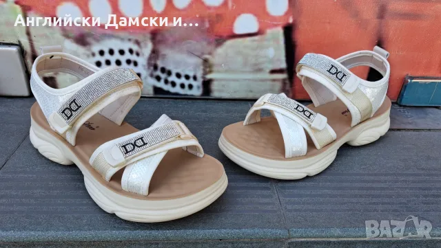 Английски дамски сандали, снимка 4 - Сандали - 55461125