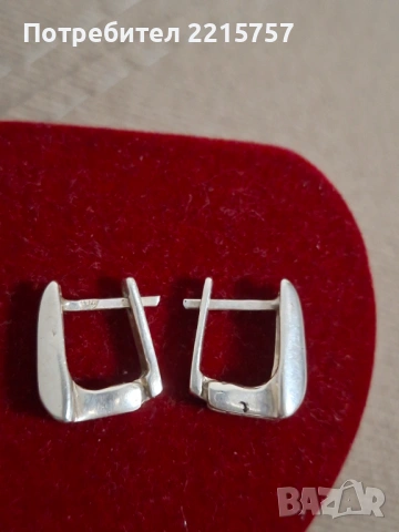 Сребърни обеци., снимка 10 - Обеци - 52460280