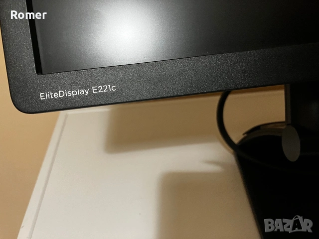 Монитор HP EliteDisplay E221c с вградени високоговорители, микрофон, камера, снимка 3 - Монитори - 55289956