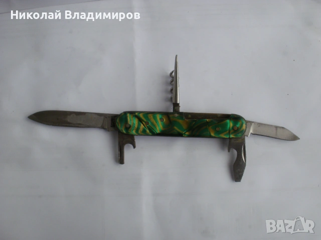 Българско джобно ножче български ножчета П.Денев Буковец, снимка 3 - Ножове - 54483890