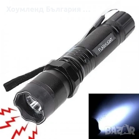 Фенер с електрошок тип кучегон за самозащита, снимка 3 - Къмпинг осветление - 54748912