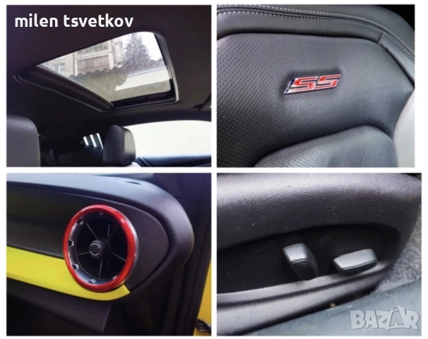 Chevrolet Camaro SS 6.2 ZL1 PACK, снимка 17 - Автомобили и джипове - 54391932