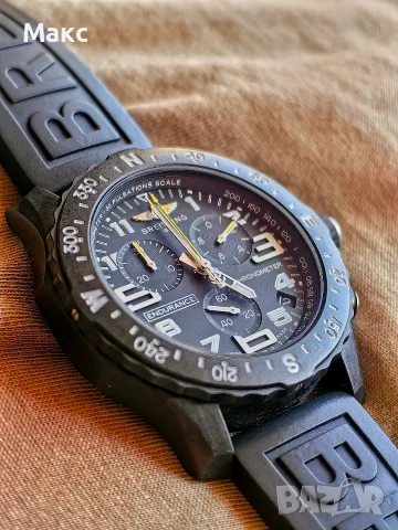Breitling endurance pro с кутия, документи и касова бележка , снимка 2 - Мъжки - 55687801