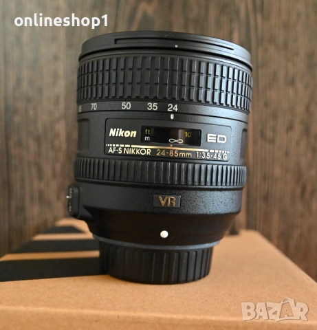 Обектив Nikon AF-S FX NIKKOR 24-85mm f/3.5-4.5G ED VR, снимка 6 - Обективи и филтри - 54402802