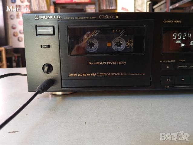 Stereo Cassette Deck Pioneer CT-S610, снимка 7 - Декове - 54781148