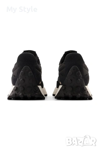 Чисто нови, New Balance 327, Велурени маратонки с кожа, Черни, 5.5, 36 р-р, снимка 6 - Маратонки - 55205834