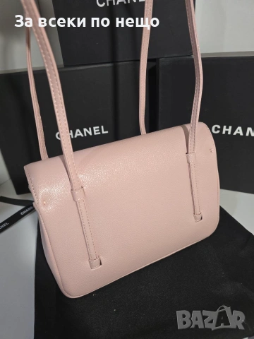 Chanel Preppy Coco Baby Pink Дамска Чанта От Естествена Телешка Кожа Код Brand Luxury Fashion30, снимка 3 - Чанти - 54960997
