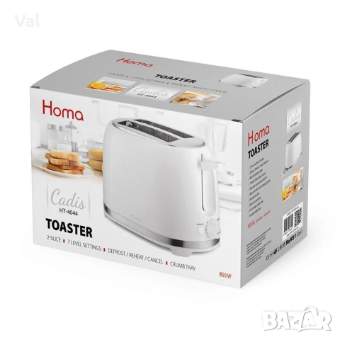 Тостер НОМA HT-4044 Cadis, снимка 3 - Тостери - 54814150