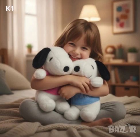Плюшена играчка Снупи с Тениска 30см, Snoopy , снимка 5 - Плюшени играчки - 54007784