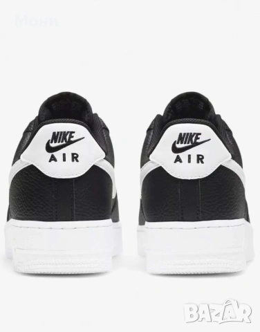 NIKE Air Force 1 Shoes Black/White  Мъжките маратонки Nike в черно комбинират здравина и комфорт бла, снимка 2 - Маратонки - 54441073