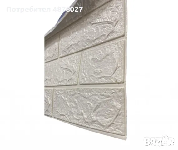 Декоративен 3D тухлен тапет за стени от PE пяна 77х70 см., снимка 2 - Декорация за дома - 55537391