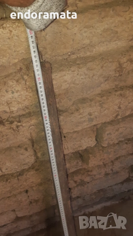 Стар търмък 60см с дръжка, снимка 2 - Антикварни и старинни предмети - 54358331