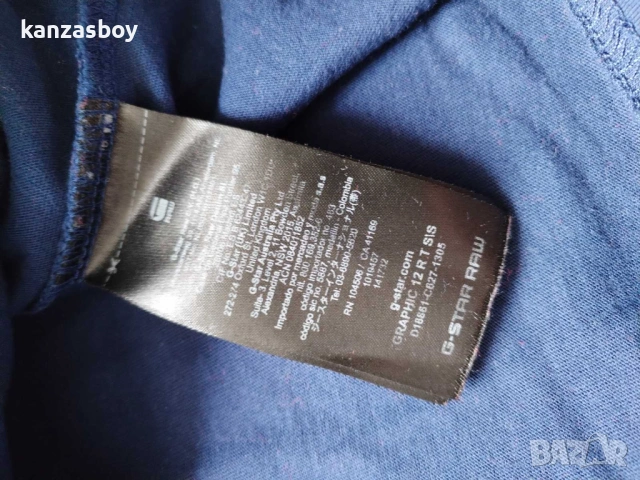 G-Star RAW - страхотна мъжка тениска КАТО НОВА M, снимка 5 - Тениски - 54208623