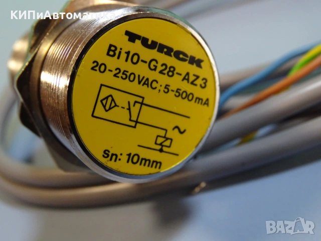 индуктивен сензор TURCK Bi10-G28-AZ3 Proximity Sensor 20-250VAC, снимка 3 - Резервни части за машини - 54218606