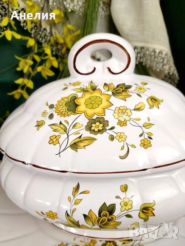 Съд масивен и плато от Италия -разкош, снимка 2 - Други - 54152560