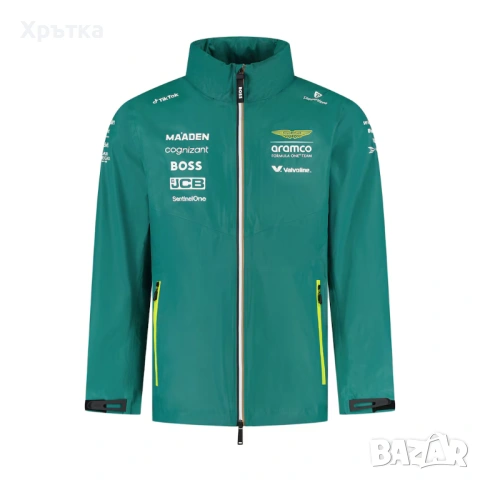 Aston Martin x Hugo Boss F1 Team Rain - Оригинално мъжко яке , снимка 2 - Якета - 54633996