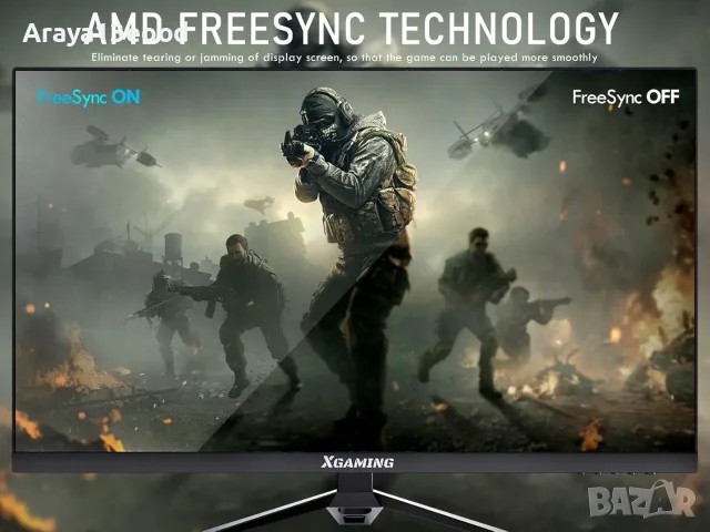 XGaming 27" QHD 165Hz Геймърски монитор VA, 1ms, FreeSync, HDR10, снимка 7 - Монитори - 55357951