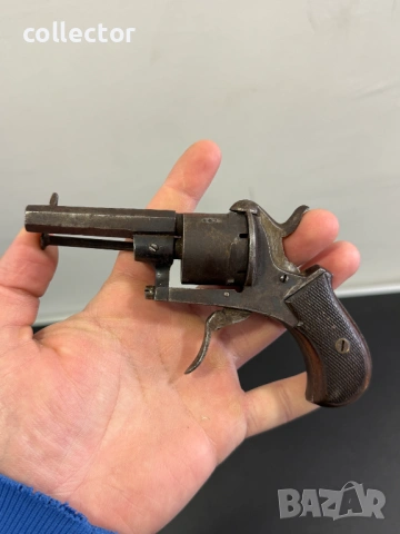 Автентичен щифтов револвер - Лефуше. №8088, снимка 3 - Антикварни и старинни предмети - 54080923