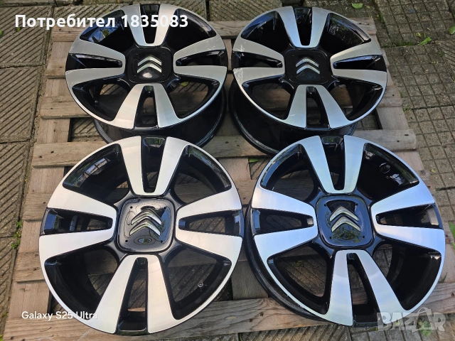 Лети джанти 16ки 4х108 Citroen, снимка 2 - Гуми и джанти - 54541730