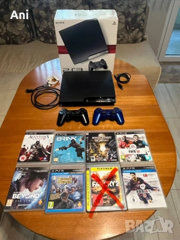 PlayStation 3 Slim 250 GB с 7 игри 