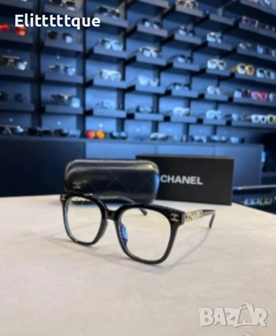очила с черен обикновен калъф и ув защита chanel cartier Gucci, снимка 5 - Слънчеви и диоптрични очила - 54906041
