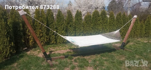 Голяма стойка за хамак, разглобяема, снимка 6 - Градински мебели, декорация  - 54158301