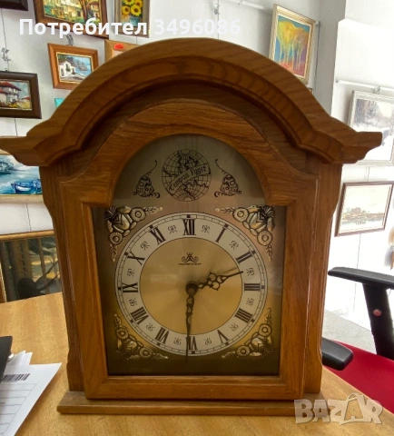 MEISTER ANKER голям стар немски настолен часовник, снимка 9 - Антикварни и старинни предмети - 54128511