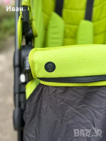Детска количка Kiddy + кошче за новородено с ISOFIX – много запазен комплект, снимка 4 - Детски колички - 55695218