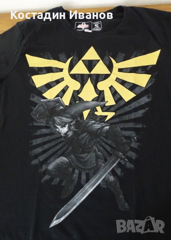 Zelda Nintendo тениска размер М Зелда Нинтендо, снимка 2 - Тениски - 55154328