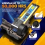 FREERAP LED крушки за кола 9012/HIR2 120W 36000 lm 6500K, комплект 2 броя, снимка 5