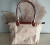 НОВА Longchamp Le Pliage – с етикети, млечно бежова, М, дълги дръжки, снимка 5