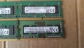 4 броя SO-DIMM Memory Module Micron+SKhynix Kit 4x4GB DDR4 2400MHz( PC4-19200 ) CL11 1.2V, снимка 3