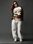  Нов със етикет. Оригинален дамски кроп топ Missguided x Playboy Long Sleeve Raglan Crop Top , снимка 1