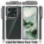 Прозрачен Калъф за Motorola Razr Fold 5G TPU + Acrylic с Протектор, снимка 4