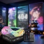 LPHIANX LED завеса 540 LED WiFi RGB с дистанционно и APP управление водоустойчива, снимка 3