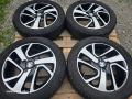 Лети джанти 15ки 4х100 Peugeot, Toyota + летни гуми 165/60/15 Continental, снимка 3