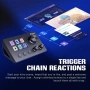 Basicolor N3 Macro Pad за компютър с тройни въртящи се копчета и 6 LCD бутона, USB-C, черен, снимка 5