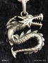 Сребърен синджир с висулка Китайски дракон 🐉 символизира мощ и мъдрост 42630, снимка 9